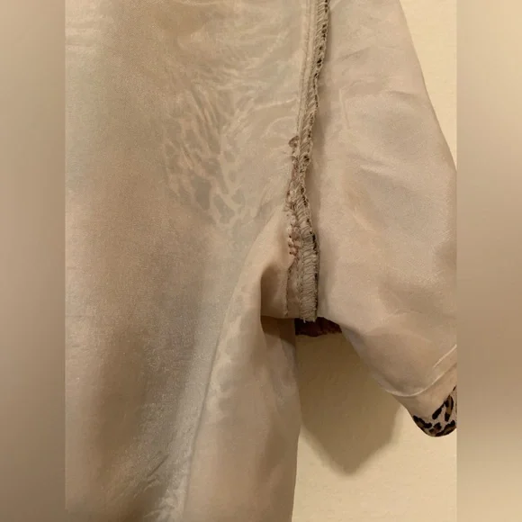 Silk Animal Print Business Casual Dress - Picture 13 of 15